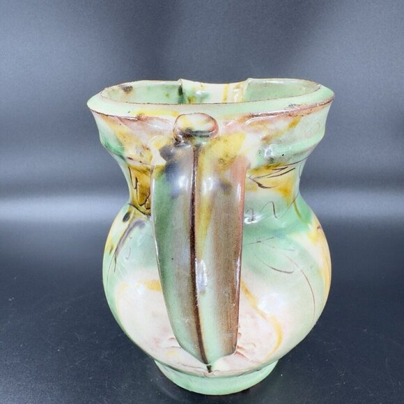 Vintage Italian Pottery Pitcher Carafe Hand Made Ceramic Made In Italy Decor VTG - Picture 10 of 16